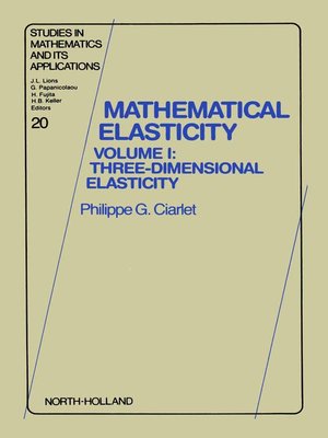cover image of Three-Dimensional Elasticity